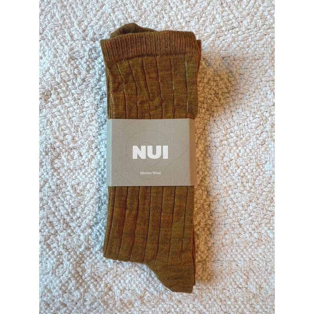 NUI‎ Organics Adult Nature Socks Ochre XL